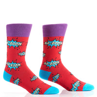 Cttn,Plstr&Spx MenCrew Sock