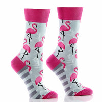 Cttn&Plstr WmnCrwSck-Flamin