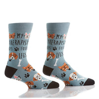 Ctn,Plys&Spx MnCrwSck-Dog T