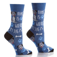 Ctn,Plys&Spx WmnCrwSck-Dogs