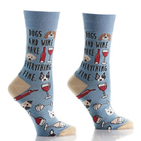 Ctn,Plys&Spx WmnCrwSck-Dog&