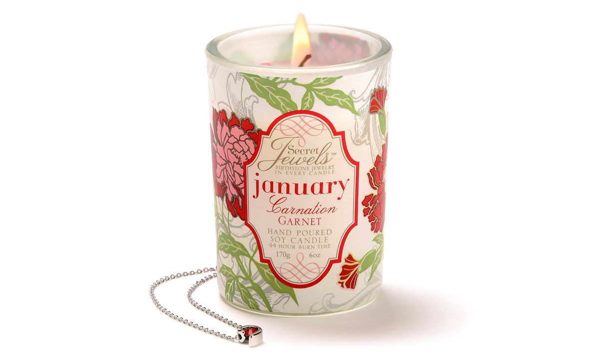 January Secret Jewels Candle