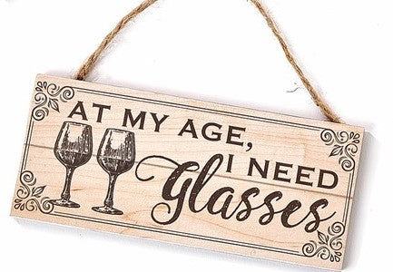 Age/Need Glasses Mini Sign