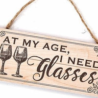 Age/Need Glasses Mini Sign