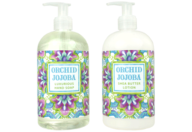 16oz Bottle Exfoliating Body Wash-Orchid Jojoba