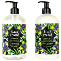 16oz Bottle Exfoliating Body Wash-Black Orchid