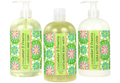 16oz Garden Lotion Cucumber/Freesia