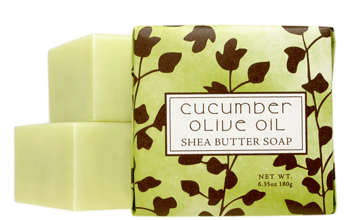 6oz Cucumber and Olive Oil Soap