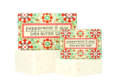 Peppermint & Aloe 6.4 oz Soap