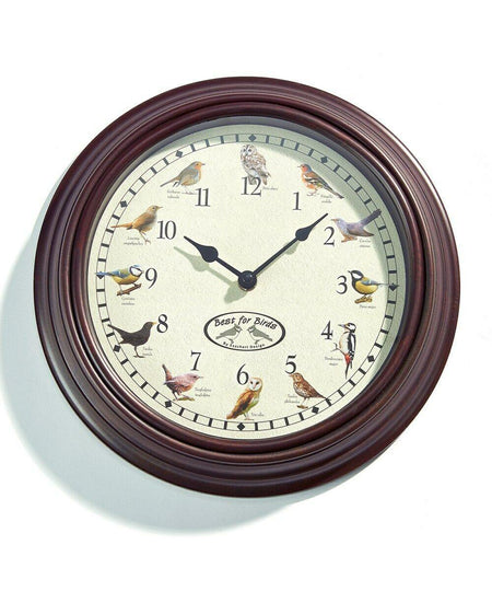 Garden Bird Song Wall Clock