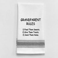 Grandparent Rules Tea Towel