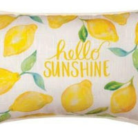 Hello Sunshine Lemon Pillow