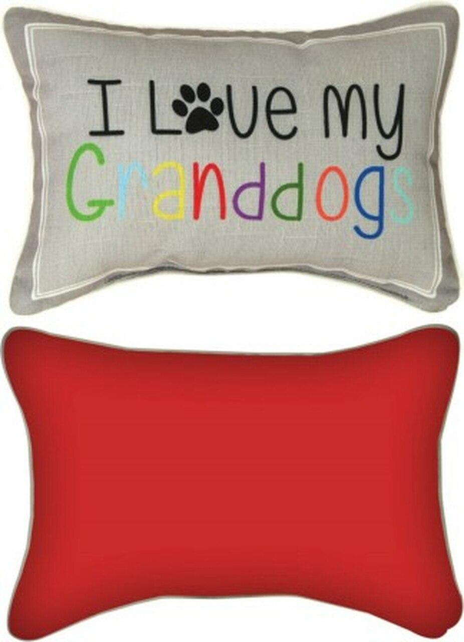 I Love My Granddogs Pillow