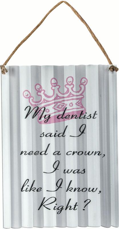 I Need A Crown Metal Sign