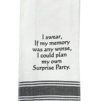 I Swear Memory Towel