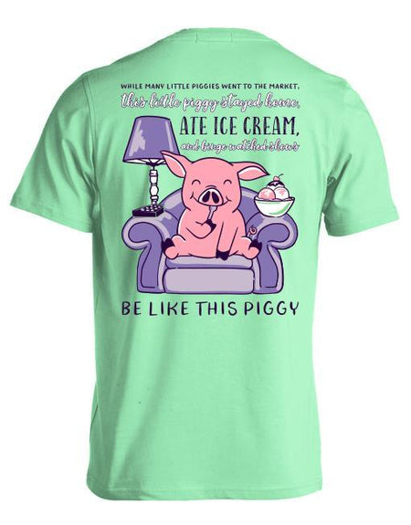 Ice Cream Piggy T-Shirt - Large