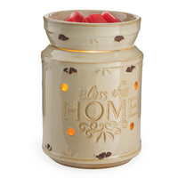 Illumination Fragrance Warmer Bless This Home Cream