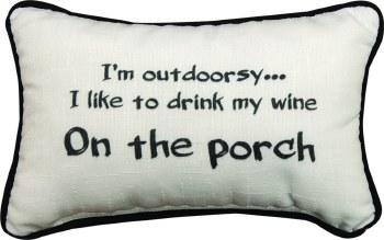 I'm Outdoorsy Pillow