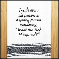 Inside Old Person Tea Towel