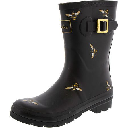 Joules Mid Height Bees Printed Welly Boot Size 6