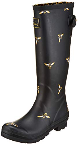 Welly Print Black Bee Size 10
