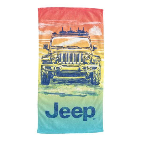 Jeep Surf's Up Beach Towel