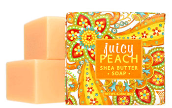 Juicy Peach - 10oz Wrapped Soap