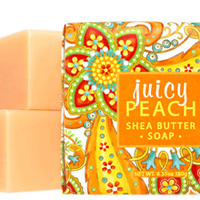 Juicy Peach - 10oz Wrapped Soap