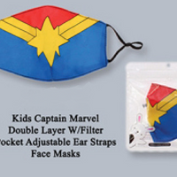 Kids Captain Marvel Face Mask