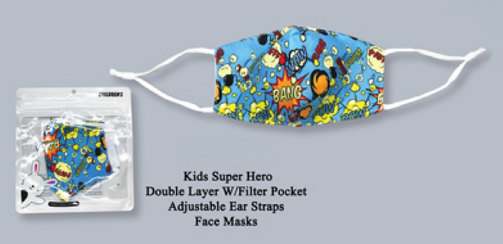 Kids' Superhero Face Mask