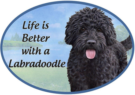 Labradoodle Car Magnet