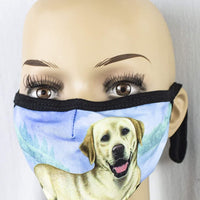 Labrador Yellow Face Mask