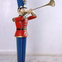 Large Trumpeting Soldier Statue