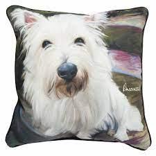 Little Westi Dog Pillow