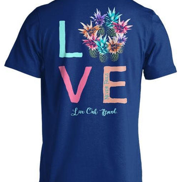 Live Oak Pineapples Shirt Med