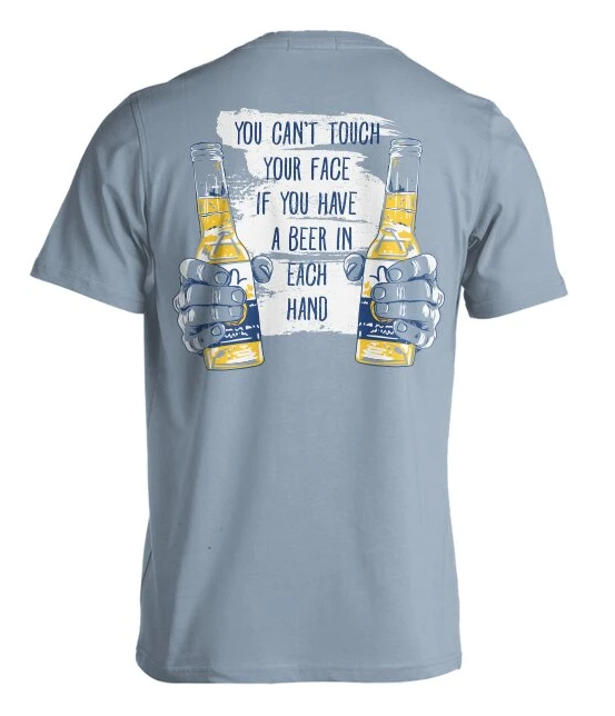 Beer in Each Hand Short Sleeved Shirt XXL