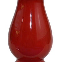 Ceramic Candle Holder-Red Smal