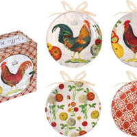Gallic Roosters Mini Plates Se