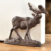 Cast Iron Elk Door Stopper