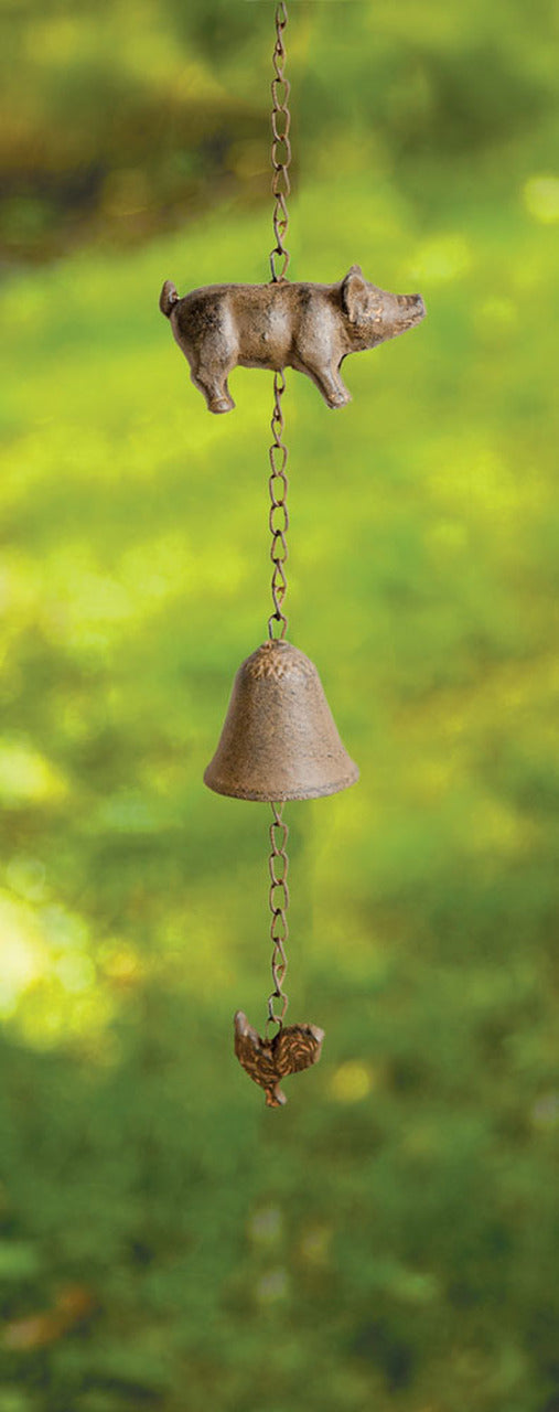 Piggy Cast Iron Bell