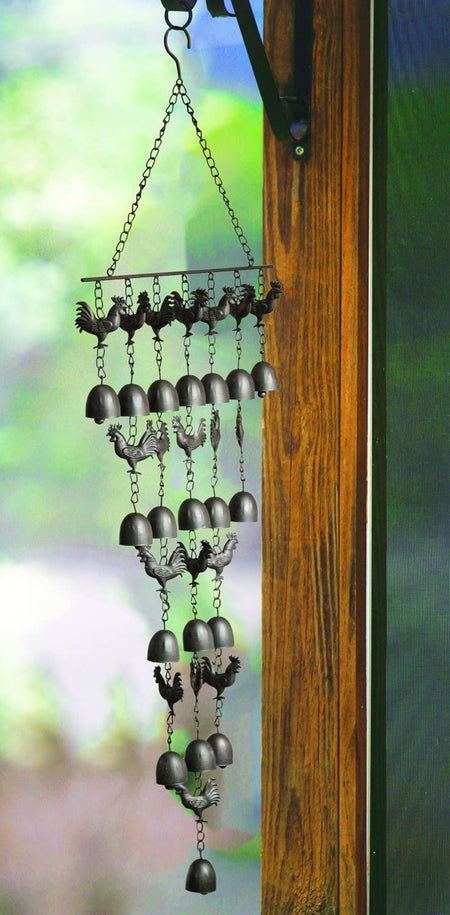 Layerd Rooster Wind Bell
