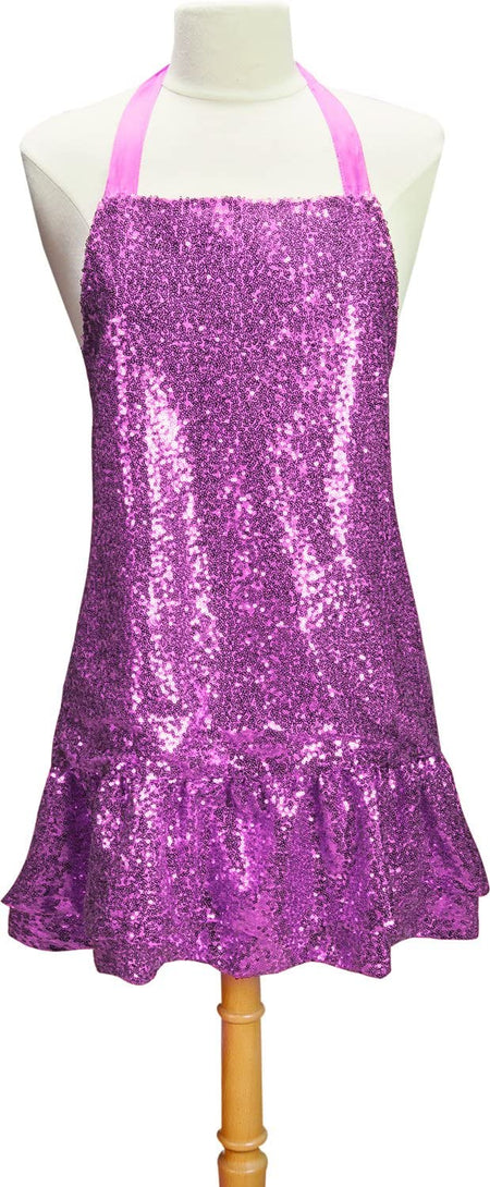 Pink Sequin Apron