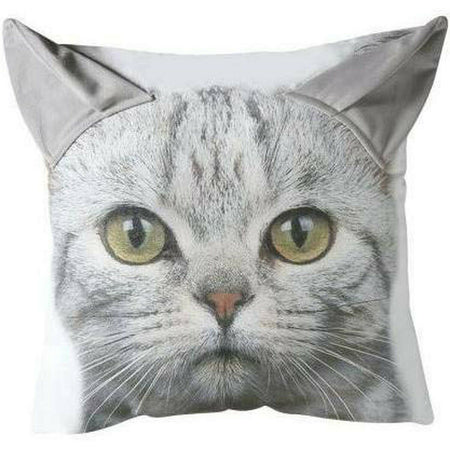 3D Cat Printed Pillow 18"
