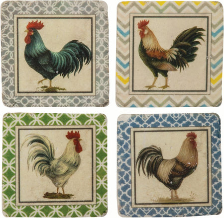 Rooster Coaster Set