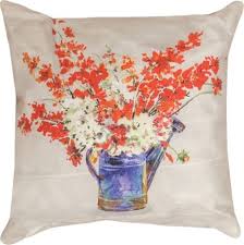 Americana Watering Can Pillow