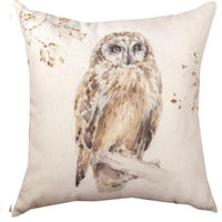 Owl Woodland Pillow