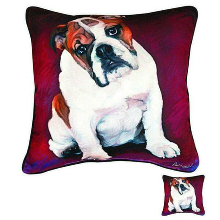 Bulldog Baby 18" Pillow