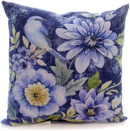Spring Mix Bluebirds Pillow