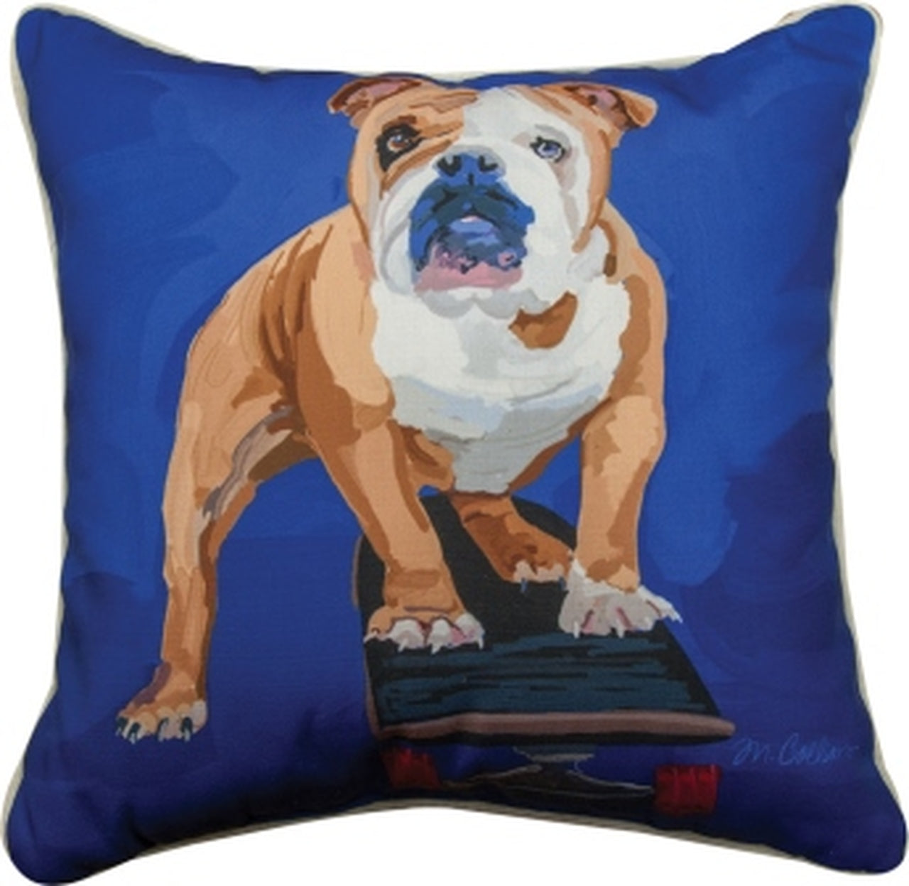 Rodney The Bulldog Pillow