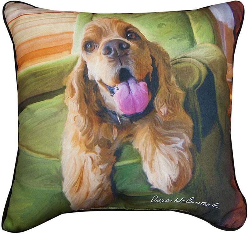 Cocker Smile 18" Pillow